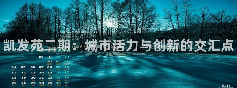 焦点娱乐集团：凯发苑二期：城市活力与创新的交汇点